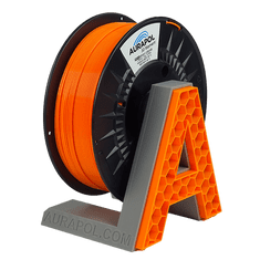 Aurapol PLA 3D Filament Jasná Oranžová 1 kg 1,75 mm