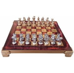 Manopoulos Šachy kovové Malá sfinga - červená
