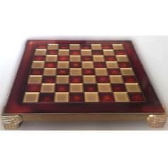 Manopoulos Šachy kovové Malá sfinga - červená