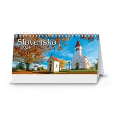 Spektrum Grafik Stolový kalendár Slovensko riadkové 2024