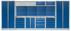 AHProfi Kvalitný PROFI BLUE dielenský nábytok - 4535 x 2000 x 495 mm - MTGS1300AM