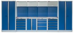 AHProfi Kvalitný PROFI BLUE dielenský nábytok - 4535 x 2000 x 495 mm - MTGS1300AO