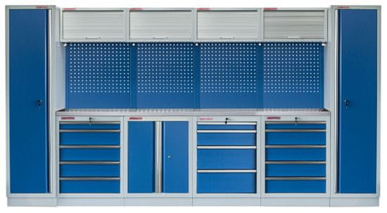 AHProfi Kvalitný PROFI BLUE dielenský nábytok 3920 x 495 x 2000 mm - MTGS1300AW