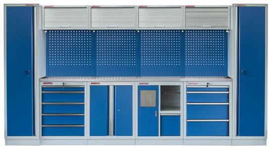 AHProfi Kvalitný PROFI BLUE dielenský nábytok 3920 x 495 x 2000 mm - MTGS1301AW
