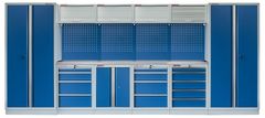 AHProfi Kvalitný PROFI BLUE dielenský nábytok - 4535 x 2000 x 495 mm - MTGS1300A33