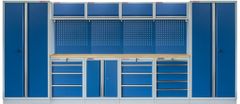 AHProfi Kvalitný PROFI BLUE dielenský nábytok - 4535 x 2000 x 495 mm - MTGS1300A2