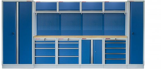 AHProfi Kvalitný PROFI BLUE dielenský nábytok 4235 x 495 x 2000 mm - MTGS1300A5