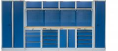 AHProfi Kvalitný PROFI BLUE dielenský nábytok 4235 x 495 x 2000 mm - MTGS1300AD Blue