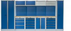 AHProfi Kvalitný PROFI BLUE dielenský nábytok 4235 x 495 x 2000 mm - MTGS1300AB Blue
