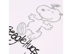 sarcia.eu Snoopy Dievčenské pyžamo s krátkym rukávom, biele a sivé pyžamo 9 let 134 cm