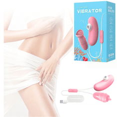 Night Fantasy Vibračné vajíčko s jazykom na masáž klitorisu