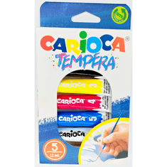 Carioca Temperové farby Carioca 12 ml 5 ks 