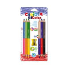 Carioca Farbičky Carioca Jumbo obojstranné, dvojfarebné, súprava 6 ks