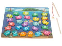 Aga Drevená rybárska hra s magnetmi Montessori
