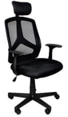 Malatec Kancelárska ergonomická stolička čierna Malatec 8981