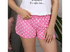 sarcia.eu Snoopy Peanuts Bielo-ružové dievčenské pyžamo s krátkym rukávom 9 let 134 cm