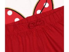Disney Minnie Mouse Disney krémové a červené pyžamo s krátkym rukávom, letné pyžamo 9 let 134 cm