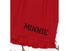 Disney Minnie Mouse Disney krémové a červené pyžamo s krátkym rukávom, letné pyžamo 10 let 140 cm