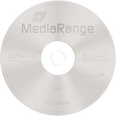 MediaRange DVD+R 8,5GB DL 8x, 5ks Slimcasa