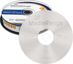 MediaRange DVD+R 4,7GB 16x, Spindle 10ks