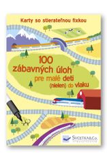 1000 zábavných úloh pre malé deti (nielen) do vlaku - Karty so stierateľnou fixkou