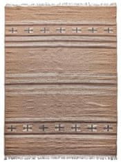 Diamond Carpets Ručne viazaný kusový koberec Ginger DESP P83 Brown Cream 80x150