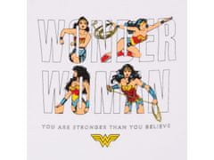 sarcia.eu Wonder Women Dievčenské letné pyžamo, čierno-biele pyžamo s krátkym rukávom 10 let 140 cm