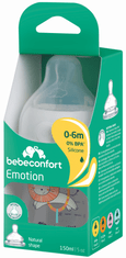 Bebeconfort Dojčenská fľaša Emotion 150ml 0-6m White
