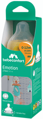 Bebeconfort Dojčenská fľaša Emotion 270 ml 0-12m Yellow