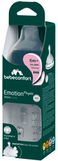 Bebeconfort Dojčenská fľaša Emotion Physio 360 ml 6m + Blue