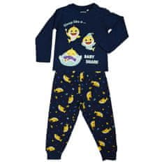 Eplusm Chlapčenské bavlnené pyžamo "Baby Shark" modrá 98 / 2–3 roky Modrá
