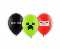 GoDan Latexové balóny Pixely - 6 ks