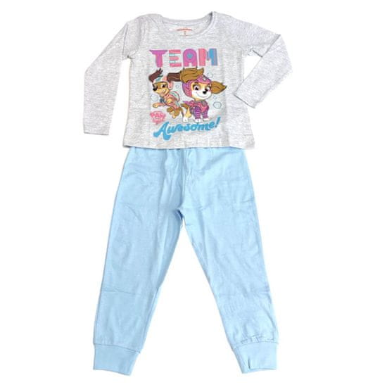 Eplusm Dievčenské bavlnené pyžamo "Paw Patrol" modrá