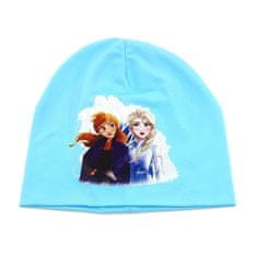 SETINO Dievčenská bavlnená čiapka "Frozen" modrá 54 cm Modrá