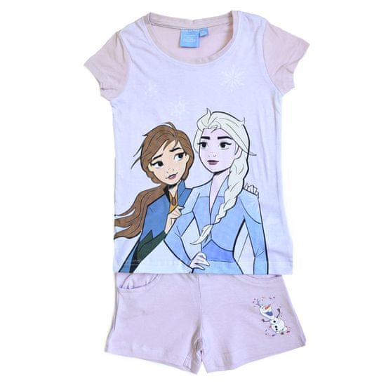 SETINO Dievčenský komplet tričko a kraťasy "Frozen" fialová