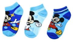 SETINO Chlapčenské členkové ponožky Dots Mickey Mouse 3 ks 23–26 Modrá