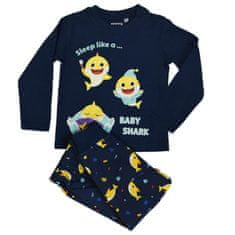 Eplusm Chlapčenské bavlnené pyžamo "Baby Shark" modrá 98 / 2–3 roky Modrá