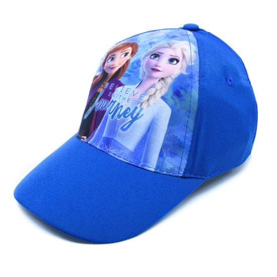 EUROSWAN Detská šiltovka "Frozen Anna a Elsa" tmavo modrá