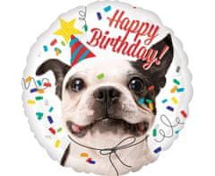 GoDan Fóliový balón 17" - Happy Birthday Dog