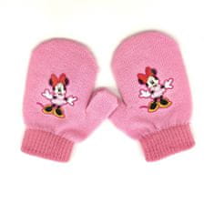 SETINO Dievčenské rukavice Minnie Mouse Tmavo ružová Ružová