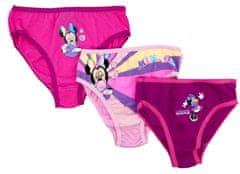 SETINO Dievčenské nohavičky Rainbow Minnie Mouse 3 ks 122–128 / 7–8 rokov Viacfarebná