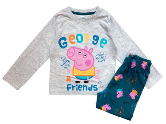 Eplusm Chlapčenské bavlnené pyžamo George Peppa Pig