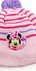 SETINO Dievčenská čiapka s brmbolcom "Minnie mouse" fialová 52 cm Fialová