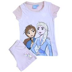 SETINO Dievčenský komplet tričko a kraťasy "Frozen" fialová 104 / 3–4 roky Fialová