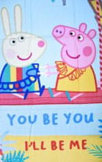 SETINO Detská osuška Peppa Pig You Be You - 70 x 140 cm