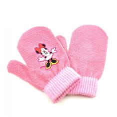 SETINO Dievčenské rukavice Minnie Mouse Tmavo ružová Ružová