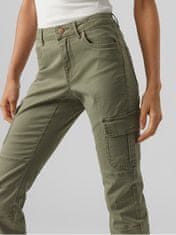 Vero Moda Dámske nohavice VMIVY Skinny Fit 10291832 Ivy Green (Veľkosť XS/32)