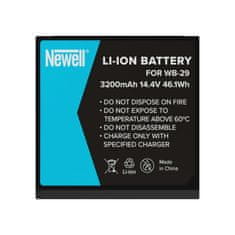 Newell Náhradná batéria WB29 Newell pre Godox NL3181