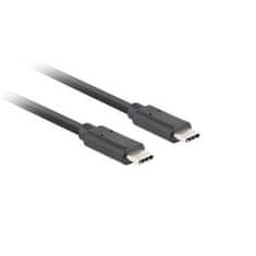 USB-C M/M 3.1 GEN 2 kábel 1m 10GB/S PD100W čierna