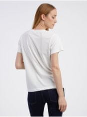 Pepe Jeans Biele dámske tričko Pepe Jeans Camille XS